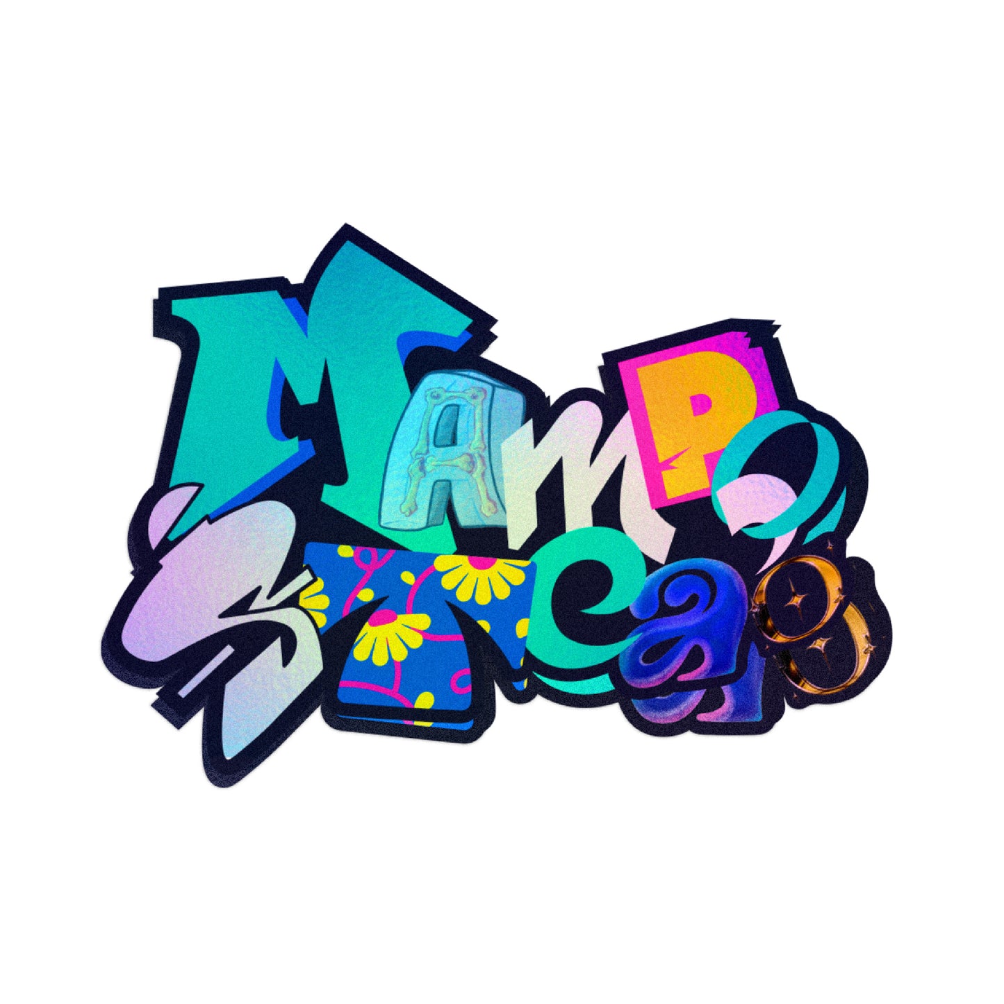 11mo Aniversario Mampostea'o Stacked Sticker