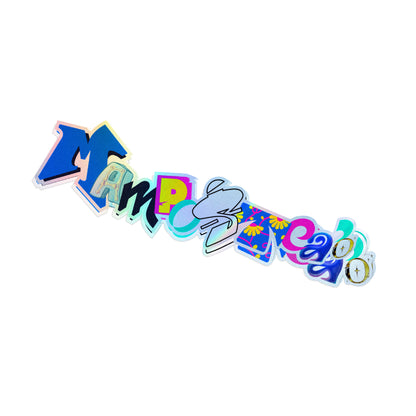 11mo Aniversario Mampostea'o Horizontal Sticker